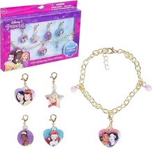 DISNEY PRINCESS Girls Interchangable Charm Bracelet Set Ages 3+ - $204.22 MXN