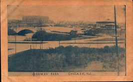 Sherman Park - Chicago Illinois Il -RARE Early Rppc Postcard BK58 - £3.98 GBP