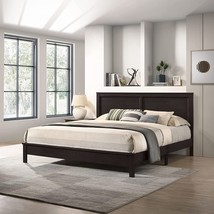 New Classic Furniture Aries Solid Wood Queen Size All-In-One Panel Bed, ... - £258.98 GBP