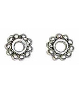 6.5mm Antiqued Pewter Large Hole Daisy Spacers (20) Lead-Safe! - £0.77 GBP