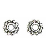 6.5mm Antiqued Pewter Large Hole Daisy Spacers (100) Lead-Safe! - $3.74 CAD