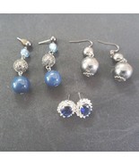 Lot of 3 pair of earrings, two hanging and one post pair - $9.99