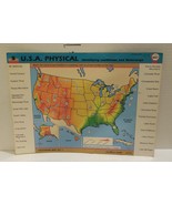 1990 GeoSafari MAP Set 1 Educational Learning System Replacement Card #5... - €8,55 EUR