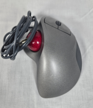 Logitech T-BB18 TrackMan Wheel Marble Mouse Wired USB Trackball Ball TESTED - $24.95