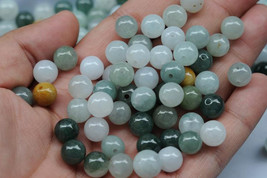Free Shipping -   8mm Jadeite Jade Colorful beads  Grade AAA  Natural Jade - £31.55 GBP