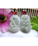 Free Shipping - A pair good luck Gift  Hand - carved dragon Phoenix Natu... - $30.00