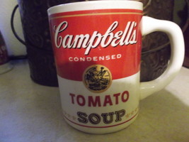 Campbell's Soup Mug resembling Tomato Soup Can - $14.00