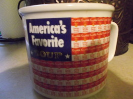 Campbell's Soup Chicken Noodle Soup Advertising 1998 soup mug with handle - $20.00