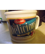 Campbell&#39;s Soup Advertising Vegetable Soup 2004 soup mug with handle - $341.18 MXN