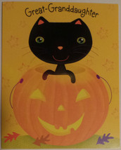 Greeting Halloween Card Great-Granddaughter &quot;Hope you have a Treat-filled&quot; - $1.50