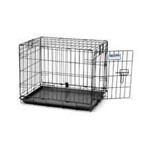 Precision Pet Products ProValu 1 Door Wire Dog Crate Black 1ea/19 in - £41.90 GBP