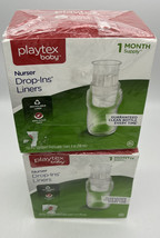 Playtex Baby Nurser Drop-Ins Liners 1 month supply 150 Disposable Liners 2 boxes - $56.10