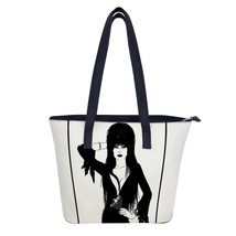 Elvira Shoulder Bag Office Retro Handbag Girl Gift Handle Leather Shopping Bag - £36.62 GBP