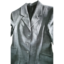 Devon-Aire 100% Wool Show Coat Jacket Ladies Size 10 Gray Pinstripe NEW image 5
