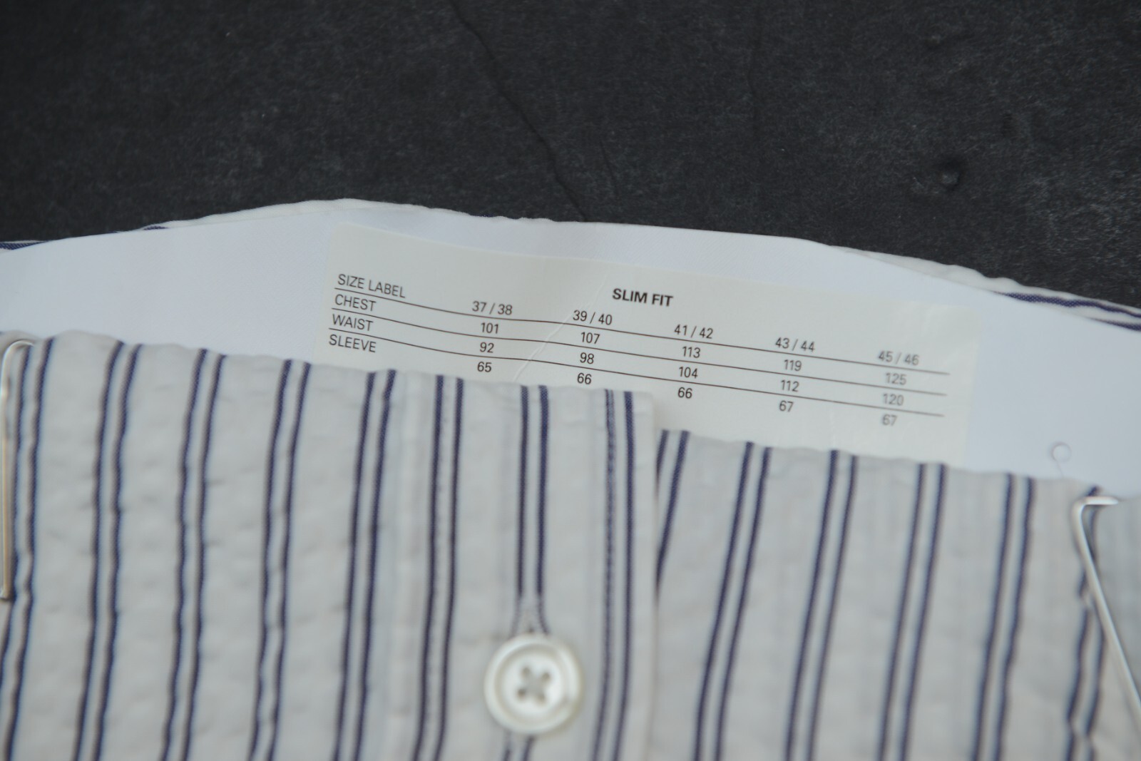 HUGO BOSS Uomo Jorris Finest Italiano Tessuto Rialzato Camicia Collo 42 16.5 Item image 4