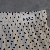 Zara Skirt Womens Small White Black Lightweight Casual Tiered Ruffle Polka Dot - £17.87 GBP