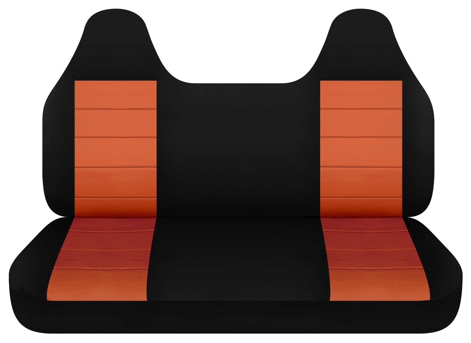Front bench seat covers fits 1999 to 2010 Ford F450 Super Duty truck two tone Item image 8