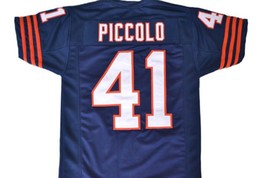 Brian Piccolo #41 Brian's Song Movie Men Football Jersey Navy Blue Any Size image 4