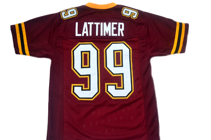 lattimer #99 the program movie football jersey sewn maroon any size
