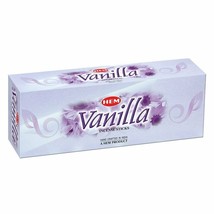Hem Vanilla Incense Sticks Natural Hand Rolled Fragrances Agarbatti 120 Sticks - £14.65 GBP