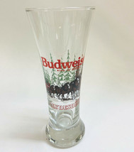 Vintage Budweiser Clydesdale Holiday 1989 Winter Beer Pilsner Drinking Glass - £8.48 GBP