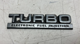 1984-1991 Chrysler Lebaron Turbo Electronic Fuel Injection Emblem - £5.02 GBP