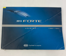2013 Kia Forte Owners Manual Handbook OEM D01B17054 - £21.38 GBP