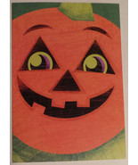 Greeting Halloween Card "Trick or Treat Hope it's sweet! Happy Halloween!" - $1.50
