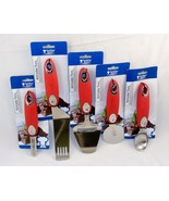 Five Piece Kitchen Tool Set ~ Select Stainless Steel w/Sturdy Red Nylon ... - $19.55