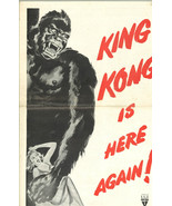 KING KONG &amp; I WALKED WITH A ZOMBIE 1956 RKO Combo Pressbook Great Condit... - £118.03 GBP