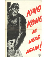 KING KONG &amp; I WALKED WITH A ZOMBIE 1956 RKO Combo Pressbook Great Condit... - $204.50 CAD