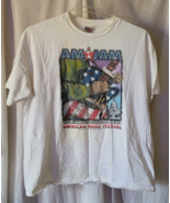 VTG AMJAM Oneita Power-T XL T-Shirt 1998 Kennedy Center American Music F... - $39.07 CAD