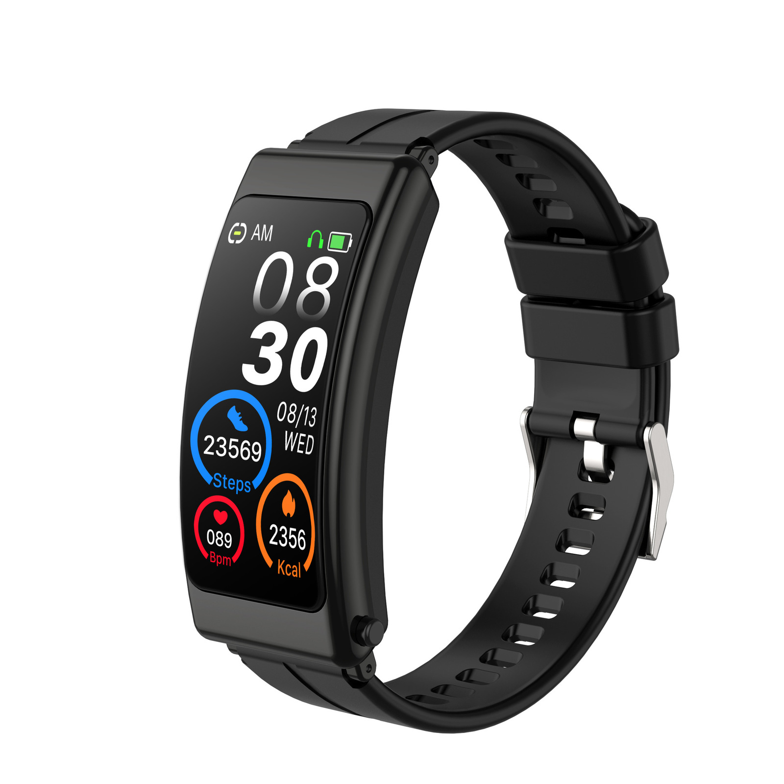 K13 Smart Bracelet Headset 2 in 1 Bluetooth Call Heart Rate Blood Oxygen Sleep E