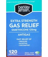 NIB Berkley Jensen Extra Strength Gas Relief Softgels, Gas-X 120 ct. EXP... - £11.41 GBP