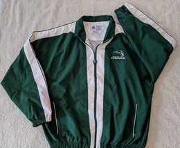 Russell Athletics Mens Portland State Vikings Team Jacket Coat Green Whi... - $24.75