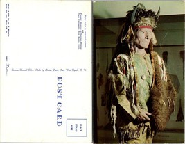 Connecticut New Haven Native American Peabody Museum Yale Vintage Postcard - $9.40