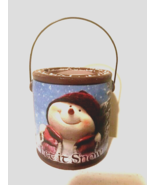 New 2 wick Candle in snowman tin -Apple and Cinnamon - $38.29 CAD
