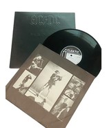 AC/DC Vinyl Record Album LP Case 12&quot; vtg 33 Heavy Metal 1980 Back in Bla... - $49.45