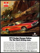 1973 HOT ROD Magazine Car Print Ad - Dodge &quot;Charger Rallye&quot; 440 4 Barrel A5 - $9.49