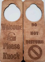 Do Not Disturb Really Just Don&#39;t Plastic Door Knob Hanger Sign - $9.89