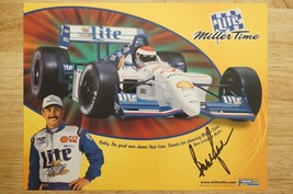 1998 NHRA Drag Racing Original Autograph Photo Bobby Rahal Miller Lite Team - $365.00 MXN