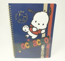 Vintage 1996 Sanrio Pociacco Dog Stationary Spiral Notebook Sheets Blue Paper - £22.51 GBP