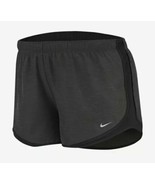 NIKE WOMEN&#39;S DRY DRI-FIT RUNNING SHORTS STANDARD FIT Grey/Black size LARGE - $34.17 CAD
