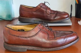 Allen Edmonds Wilbert Oxford Dress Casual Work Shoe Brown Split Toe 9.5D Comfort - £38.98 GBP
