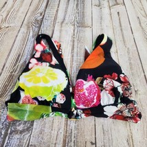 Swiminista x Christian Lacroix Cheer Bikini Top in Manaos Black Small NWT - $11.30