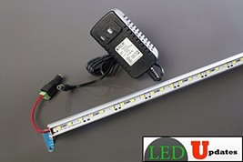 2ft Jewelry Showcase White LED Light 24 inches with UL 12v 2A Power Supply - £29.84 GBP