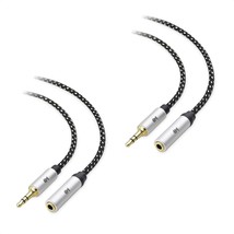 Cable Matters 2-Pack Headphone Extension Cable 10 ft (3.5mm Extension Cable/Aux  - £19.73 GBP