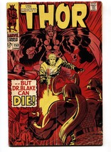 THOR #153 comic book-1968-Silver-Age-JACK KIRBY-MARVEL VG - £14.84 GBP