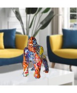 IMPROVINGLIFE Sculpture Gorilla Multicolor 27*16*27 - £133.53 GBP