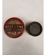 Dubbing Mold Prevention Type Tin &amp; Neatslene Shoe Grease Nourse Oil Co. ... - £18.78 GBP